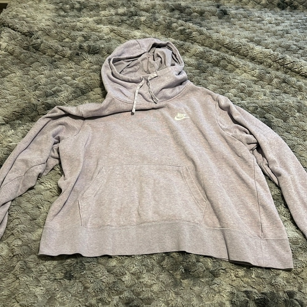 Nike heather purple hoodie size 2x